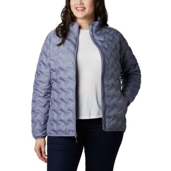 Dámské Bundy Columbia Delta Ridge Down Plus Size Fialové LOCXUD514